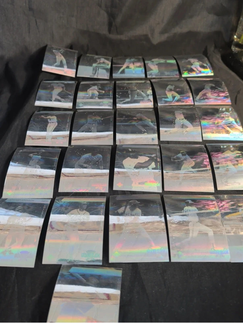 Lot of Grand slam collection series limited edition holographic cards